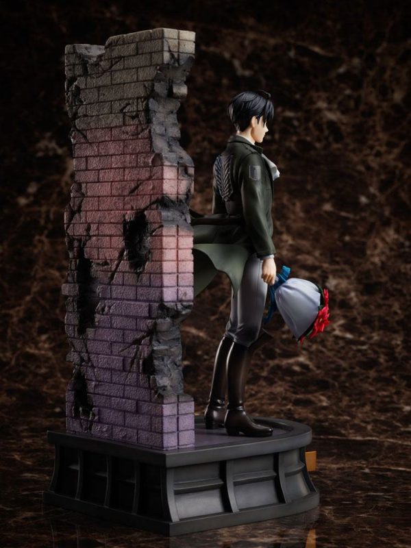 Figura Levi Attack on Titan the Final Season PVC Statue 1/7 Birthday 30 CM - Imagen 4