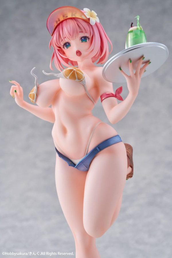 Original Illustration Estatua PVC 1/7 Summer Waiter illustration by Kink Limited Edition 25 cm - Imagen 6