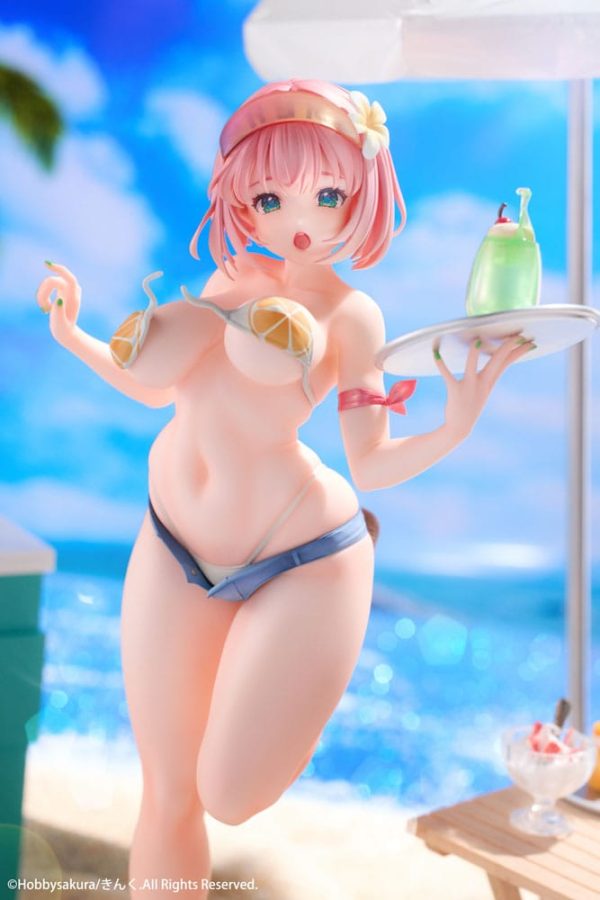 Original Illustration Estatua PVC 1/7 Summer Waiter illustration by Kink Limited Edition 25 cm - Imagen 16