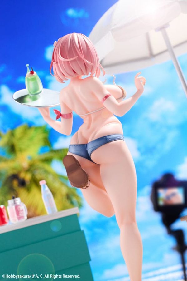 Original Illustration Estatua PVC 1/7 Summer Waiter illustration by Kink Limited Edition 25 cm - Imagen 12