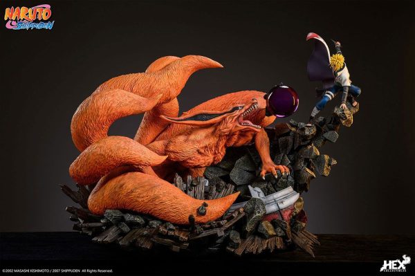 Naruto Shippuden Estatua 1/8 Battle of Destiny Namikaze Minato vs Kurama 59 cm - Imagen 3
