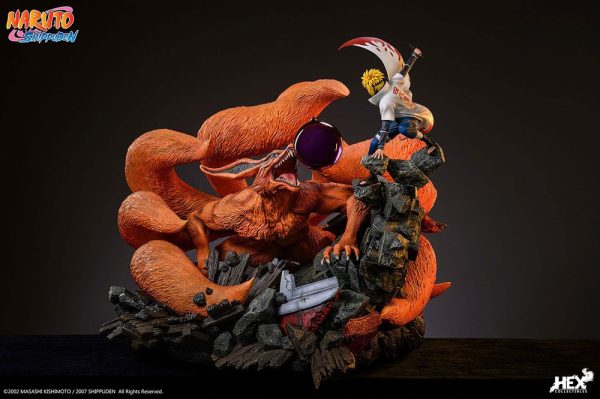 Naruto Shippuden Estatua 1/8 Battle of Destiny Namikaze Minato vs Kurama 59 cm - Imagen 4