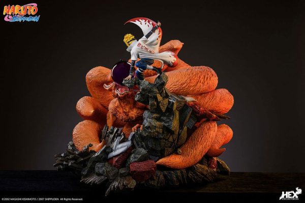 Naruto Shippuden Estatua 1/8 Battle of Destiny Namikaze Minato vs Kurama 59 cm - Imagen 5