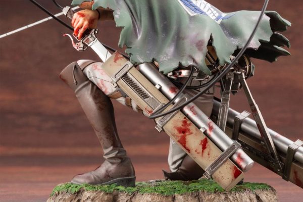 Figura Attack on Titan Estatua ARTFXJ PVC 1/7 Levi Fortitude Ver. - Imagen 12