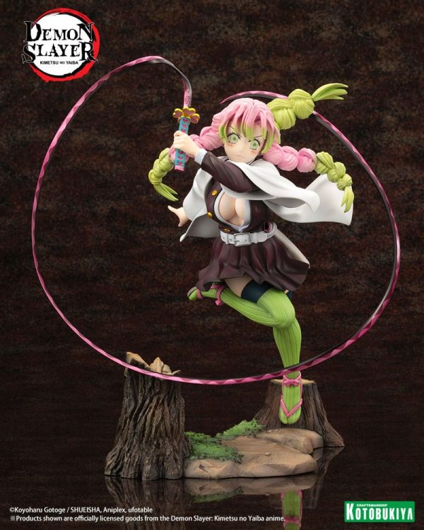 Figura Mitsuri Kanroji Kimetsu no Yaiba Estatua Artfxj PVC 1/8 Bonus Edition - Imagen 2