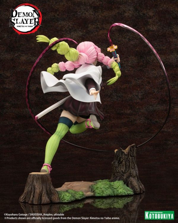 Figura Mitsuri Kanroji Kimetsu no Yaiba Estatua Artfxj PVC 1/8 Bonus Edition - Imagen 4