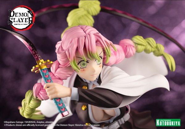 Figura Mitsuri Kanroji Kimetsu no Yaiba Estatua Artfxj PVC 1/8 Bonus Edition - Imagen 9