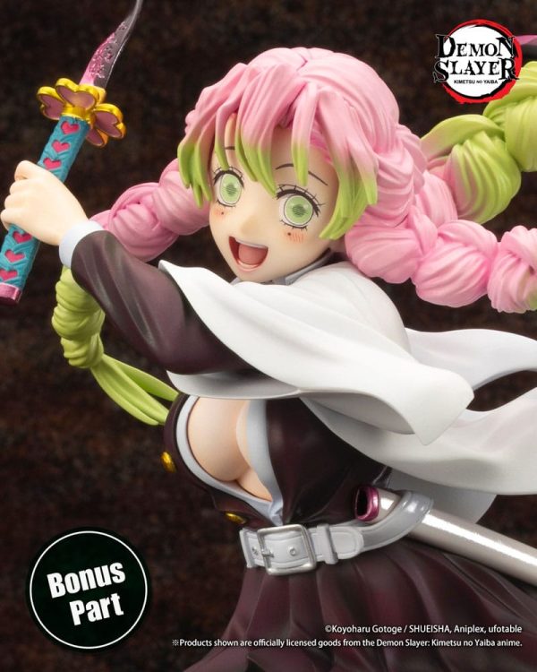 Figura Mitsuri Kanroji Kimetsu no Yaiba Estatua Artfxj PVC 1/8 Bonus Edition - Imagen 10