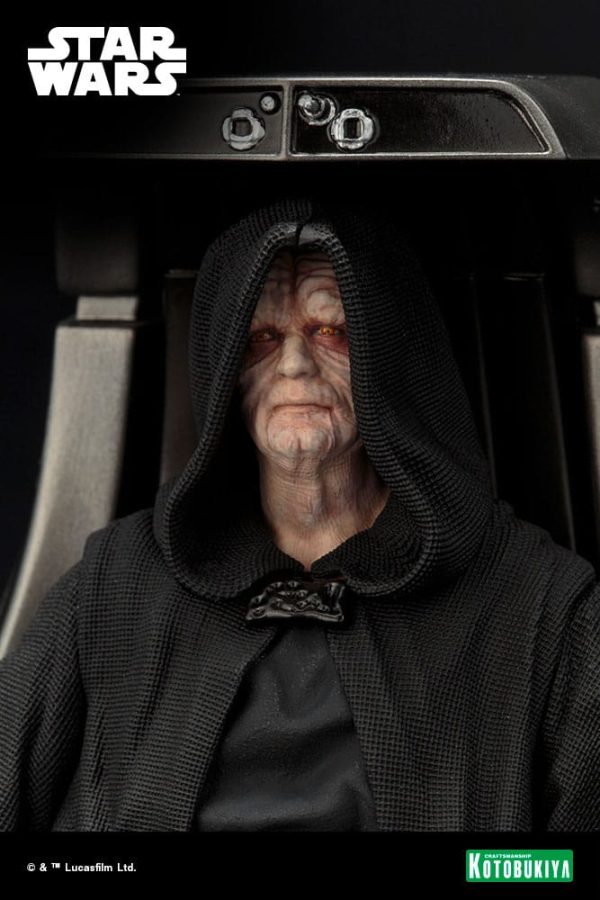 Star Wars: Return of the Jedi Estatua PVC ARTFX+ 1/10 Emperor Palpatine 16 cm - Imagen 4