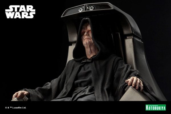 Star Wars: Return of the Jedi Estatua PVC ARTFX+ 1/10 Emperor Palpatine 16 cm - Imagen 7