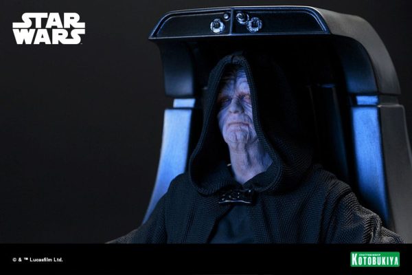 Star Wars: Return of the Jedi Estatua PVC ARTFX+ 1/10 Emperor Palpatine 16 cm - Imagen 8