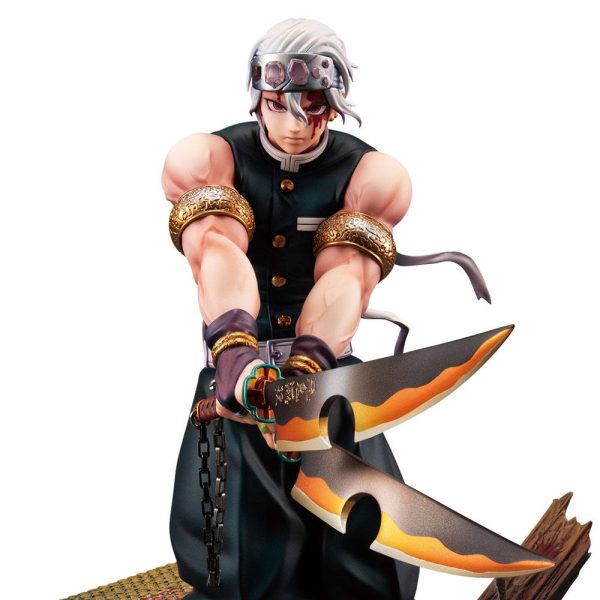 Demon Slayer Kimetsu no Yaiba Figura PVC G.E.M. Tengen Uzui Escala 1/8 - Altura 23 cm - Imagen 2