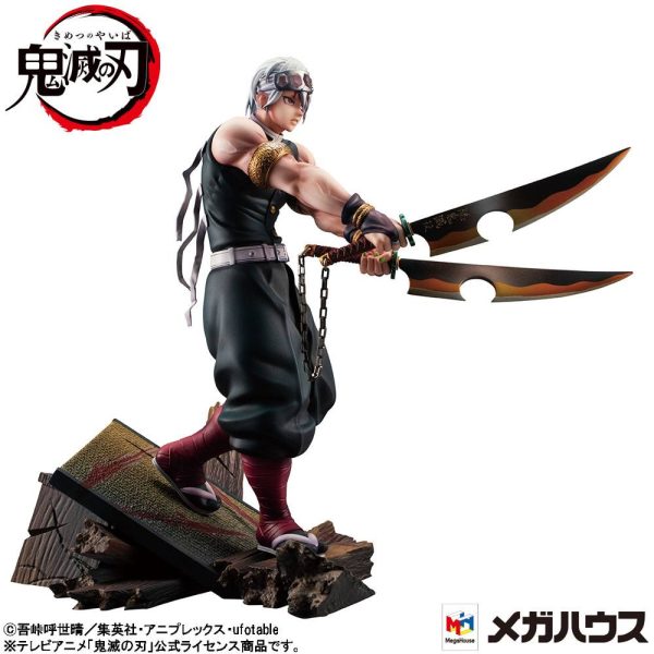 Demon Slayer Kimetsu no Yaiba Figura PVC G.E.M. Tengen Uzui Escala 1/8 - Altura 23 cm - Imagen 4