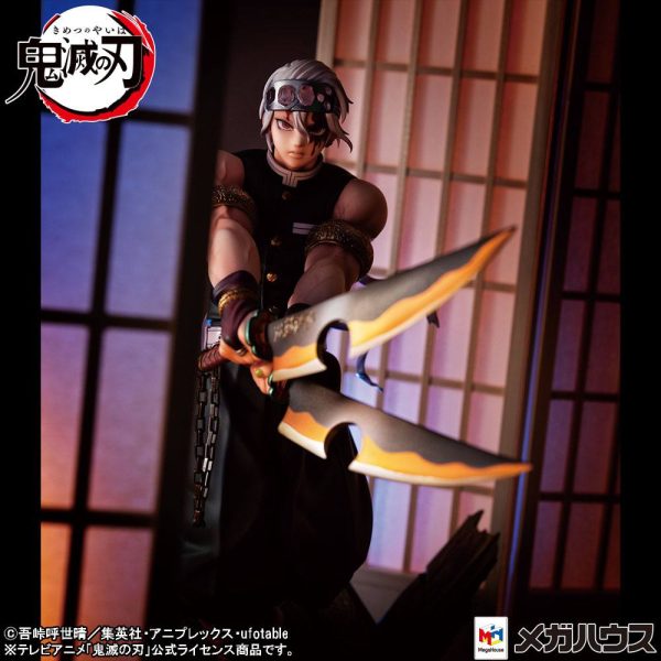 Demon Slayer Kimetsu no Yaiba Figura PVC G.E.M. Tengen Uzui Escala 1/8 - Altura 23 cm - Imagen 8