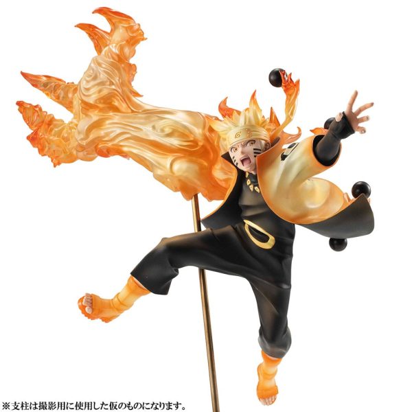 Figura de Naruto Uzumaki Serie G.e.m. six Paths Sage Mode 15th Anniversary - Imagen 6