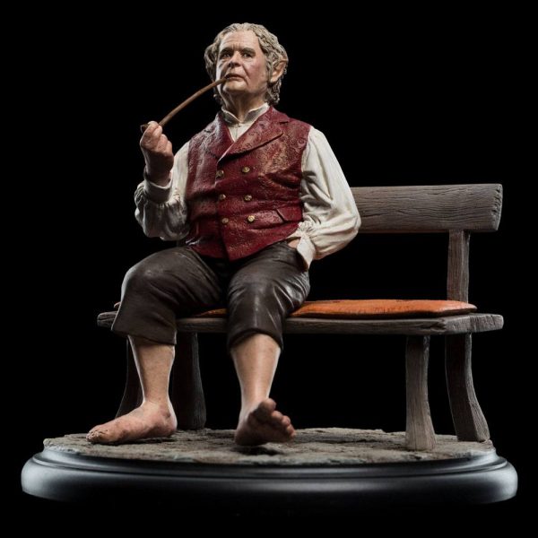 Estatua de Bilbo Baggins de El Señor de los Anillos - 11 cm, ¡Colecciónalo ahora!