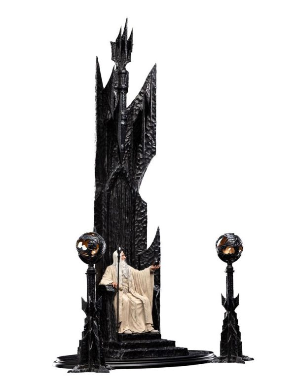 Estatua de Saruman el Blanco en Trono - El Señor de los Anillos - Tamaño 1/6 (110 cm) - Imagen 13