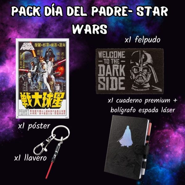Regalo especial para el Día del Padre: Pack STAR WARS