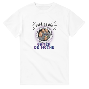 Camiseta corta para papás gamer en el Día del Padre