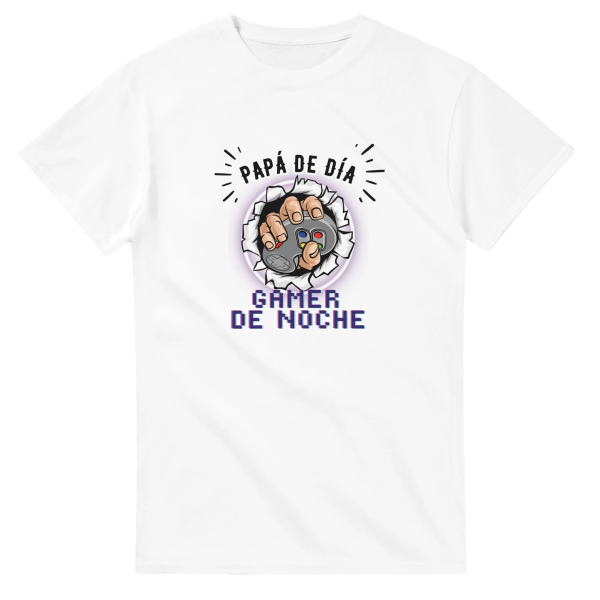 Camiseta corta para papás gamer en el Día del Padre