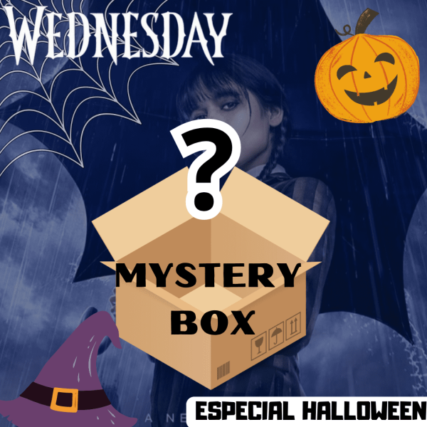 Caja de Halloween Miércoles: ¡Sorpresa y diversión asegurada!