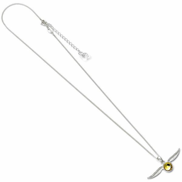 Colgante Snitch de Harry Potter en plata de ley dorada