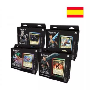 Pack Commander Display (4 Barajas) Final Fantasy en Español - Magic The Gathering