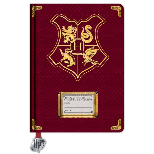 Libreta tamaño A5 inspirada en Hogwarts de Harry Potter