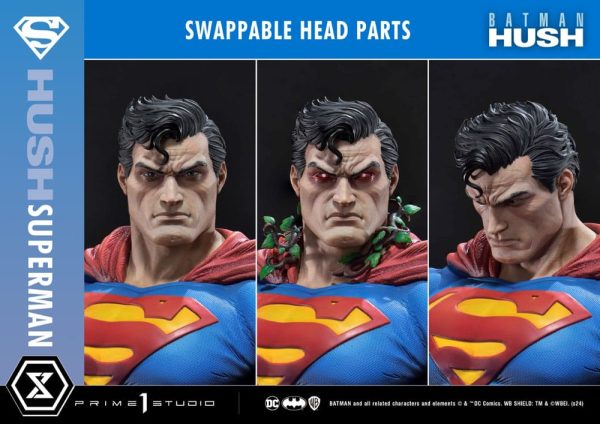 Estatua Batman: Hush de DC Comics en la Serie Ultimate Premium Masterline - Superman de 77 cm (Cómic) - ¡Edición Limitada! - Imagen 5