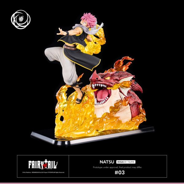 Figura de Natsu de Fairy Tail con Ikigai de la marca Tsume en escala 1/6. - Imagen 3