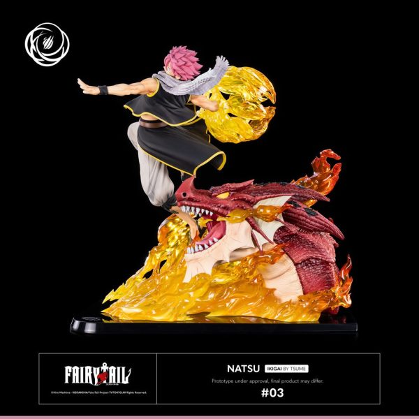 Figura de Natsu de Fairy Tail con Ikigai de la marca Tsume en escala 1/6. - Imagen 4