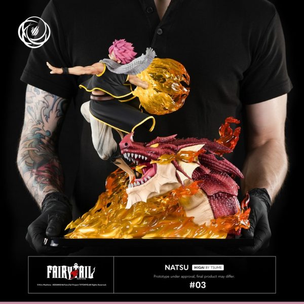 Figura de Natsu de Fairy Tail con Ikigai de la marca Tsume en escala 1/6. - Imagen 8