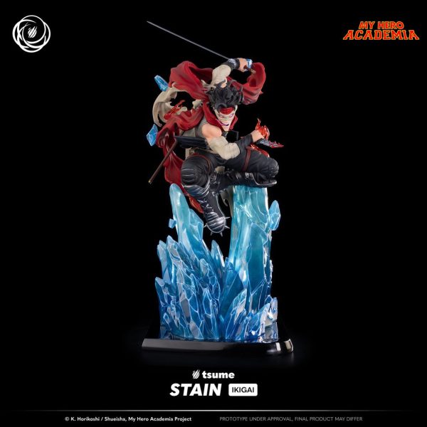 Figura de Stain de My Hero Academia - Coleccionable de Alta Calidad en Escala 1/6 de la Marca Tsume