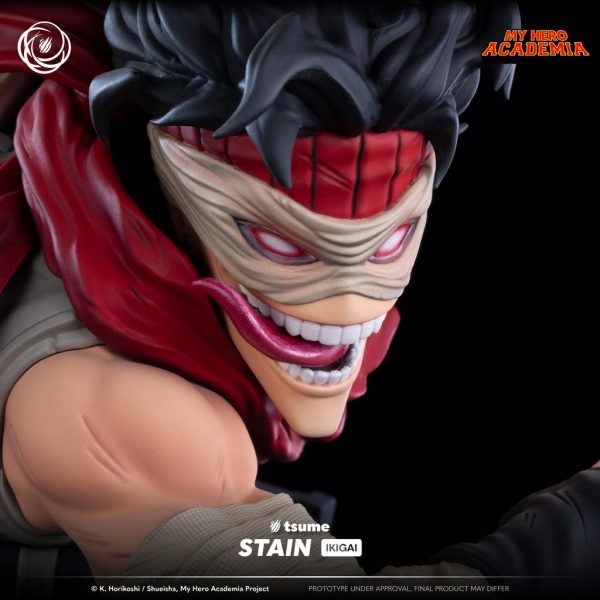 Figura de Stain de My Hero Academia - Coleccionable de Alta Calidad en Escala 1/6 de la Marca Tsume - Imagen 2