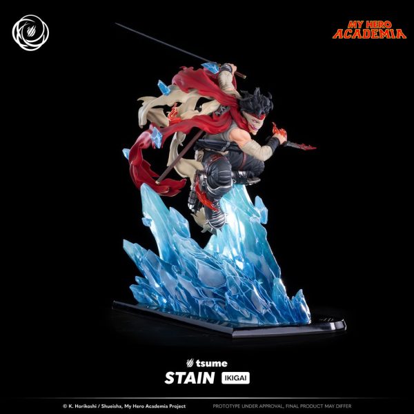 Figura de Stain de My Hero Academia - Coleccionable de Alta Calidad en Escala 1/6 de la Marca Tsume - Imagen 3