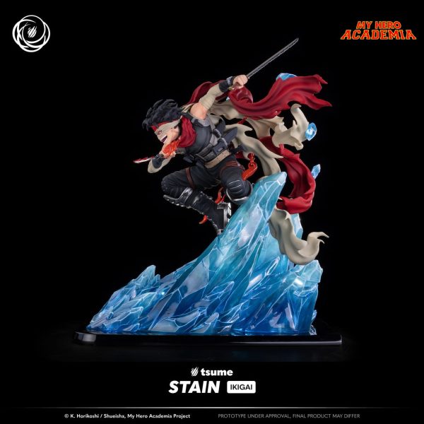 Figura de Stain de My Hero Academia - Coleccionable de Alta Calidad en Escala 1/6 de la Marca Tsume - Imagen 6