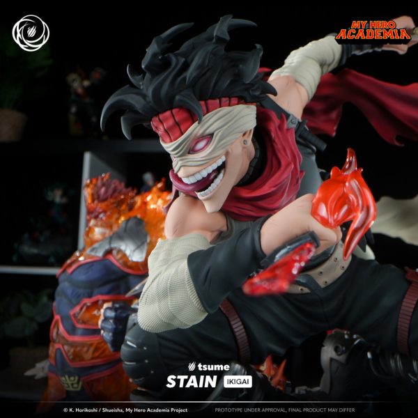 Figura de Stain de My Hero Academia - Coleccionable de Alta Calidad en Escala 1/6 de la Marca Tsume - Imagen 12