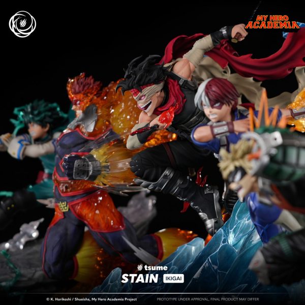 Figura de Stain de My Hero Academia - Coleccionable de Alta Calidad en Escala 1/6 de la Marca Tsume - Imagen 13