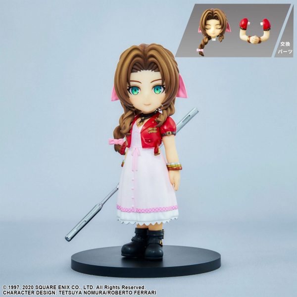 Figura de Aerith Gainsborough de Final Fantasy VII Remake - Edición Adorable Arts Re-Run