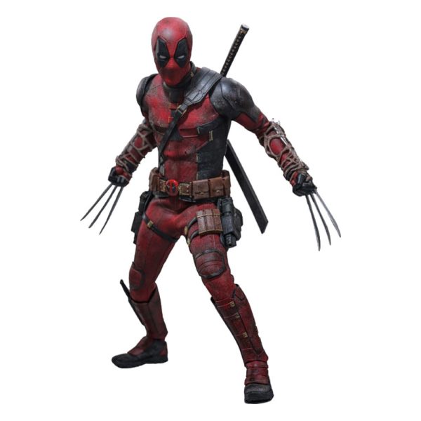 Figura Deadpool y Wolverine Movie Masterpiece 1/6 Deadpool (Versión de Batalla) de 31 cm - ¡Colección de lujo! - Imagen 2