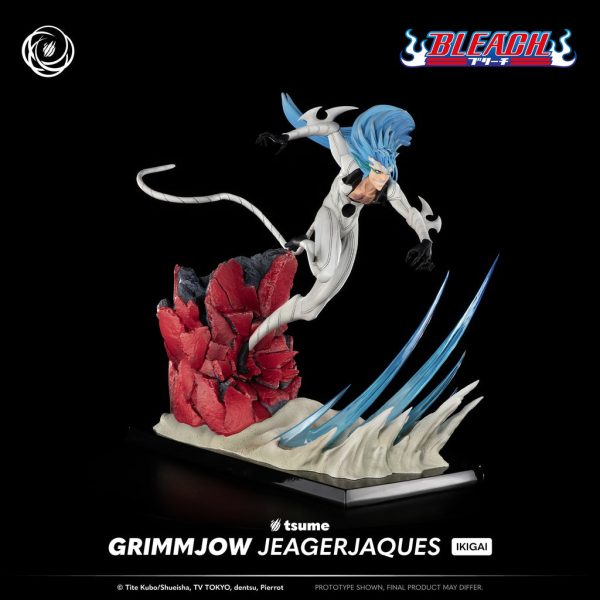Figura de Grimmjow Jeagerjaques de Bleach en escala 1/6 de la marca Ikigai Tsume. - Imagen 3