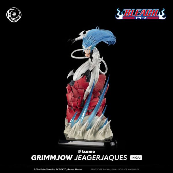 Figura de Grimmjow Jeagerjaques de Bleach en escala 1/6 de la marca Ikigai Tsume.