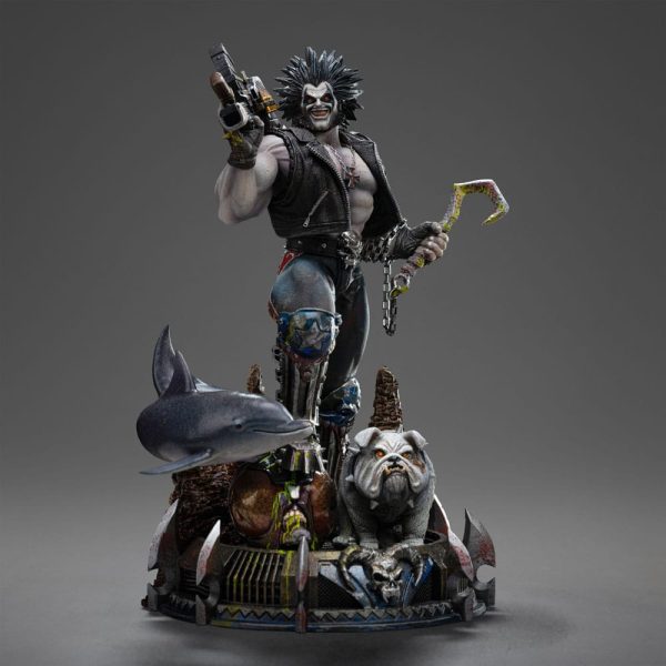 Figura de Lobo Desatado en Escala 1/10 con Base de Arte de 24 cm - Imagen 4