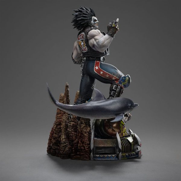 Figura de Lobo Desatado en Escala 1/10 con Base de Arte de 24 cm - Imagen 5