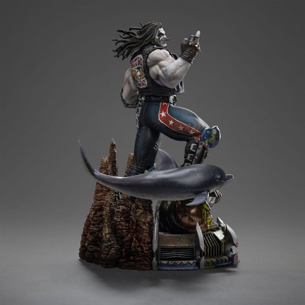 Figura de Lobo Desatado en Escala 1/10 con Base de Arte de 24 cm - Imagen 6