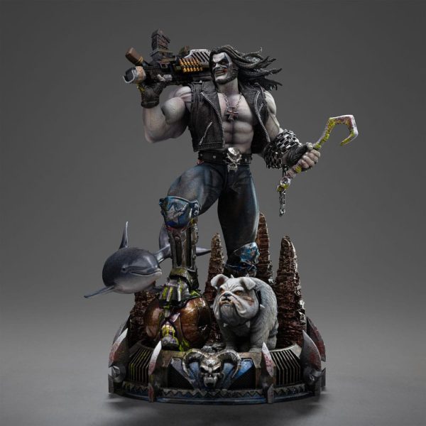 Figura de Lobo Desatado en Escala 1/10 con Base de Arte de 24 cm - Imagen 7