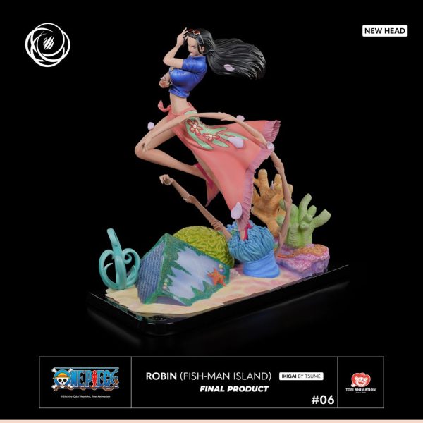 Figura de Robin en Fish-Man Island de One Piece, escala 1/6 de la colección Ikigai Tsume. - Imagen 3