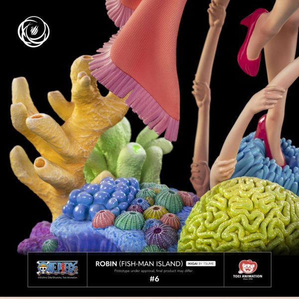 Figura de Robin en Fish-Man Island de One Piece, escala 1/6 de la colección Ikigai Tsume. - Imagen 5