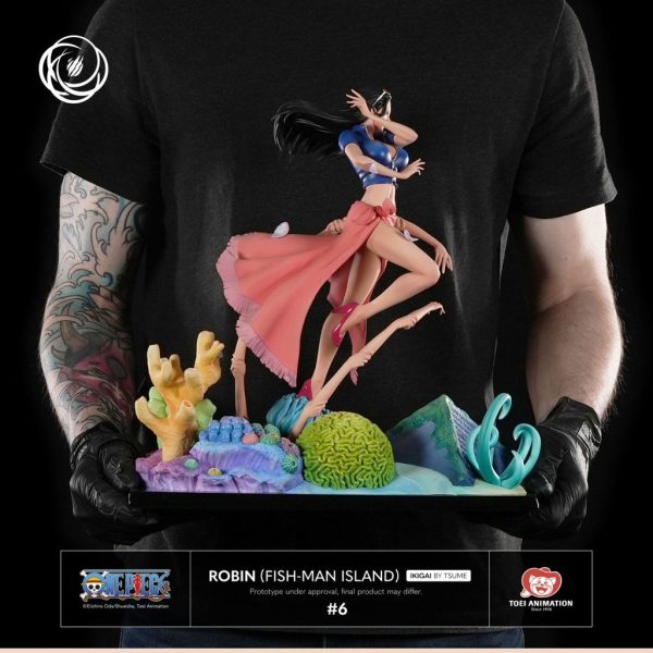 Figura de Robin en Fish-Man Island de One Piece, escala 1/6 de la colección Ikigai Tsume. - Imagen 6