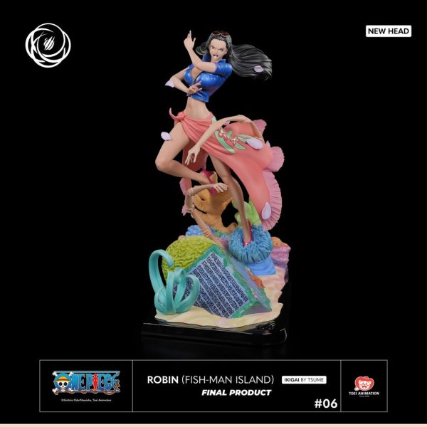 Figura de Robin en Fish-Man Island de One Piece, escala 1/6 de la colección Ikigai Tsume.